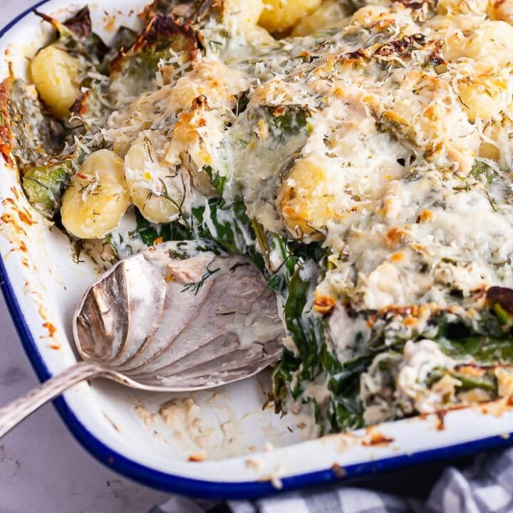 Salmon Gnocchi Bake with Spinach • The Cook Report