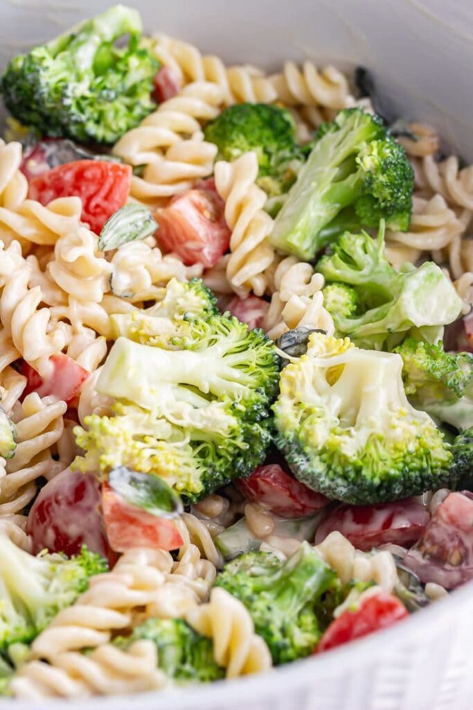 Vegan Pasta Salad with Creamy Tahini Sauce • The Cook Report