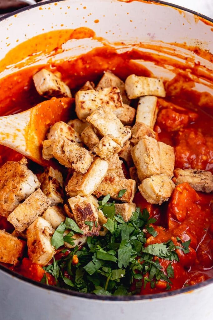 Tofu Curry with Cashew Coconut Sauce • The Cook Report