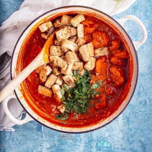 Tofu Curry with Cashew Coconut Sauce • The Cook Report