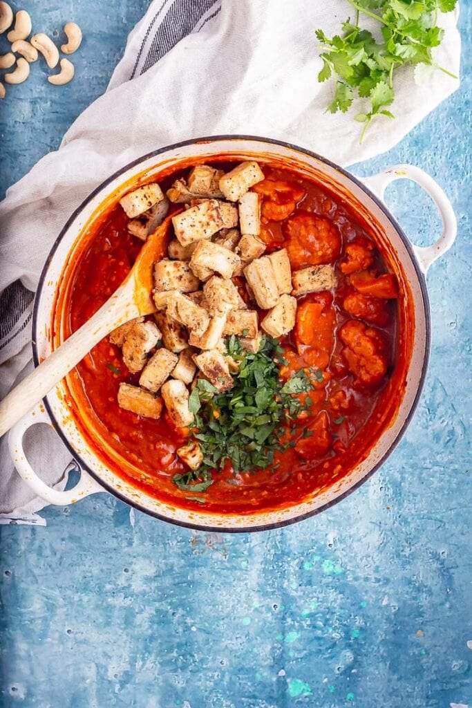 Tofu Curry with Cashew Coconut Sauce • The Cook Report