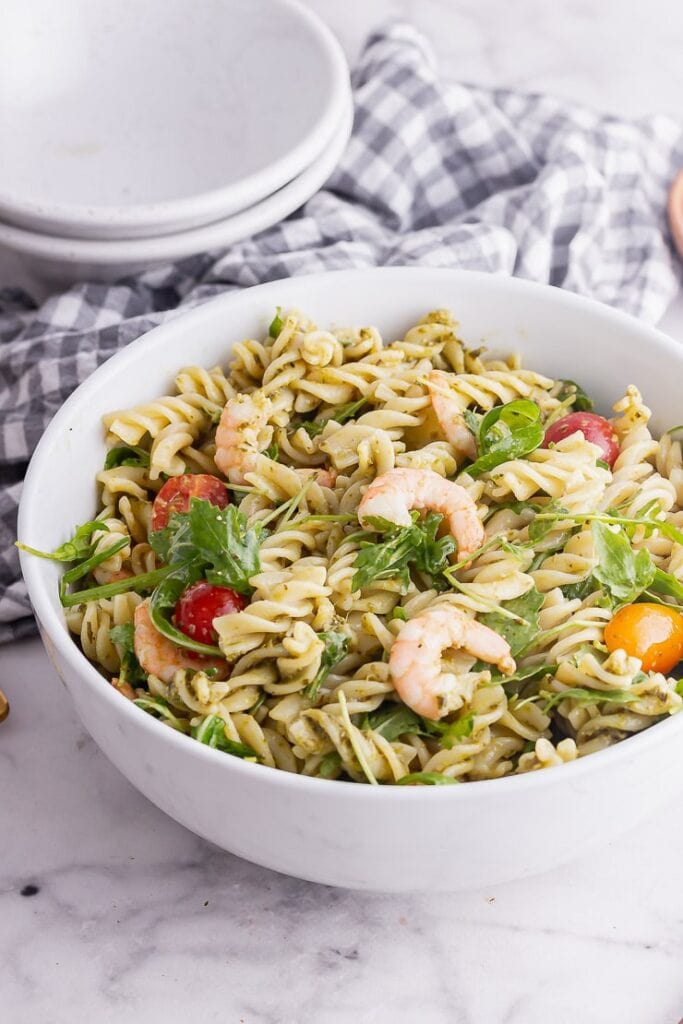 Pesto Pasta Salad with Prawns • The Cook Report