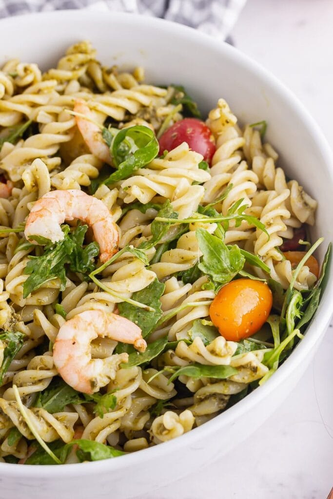 Pesto Pasta Salad with Prawns • The Cook Report