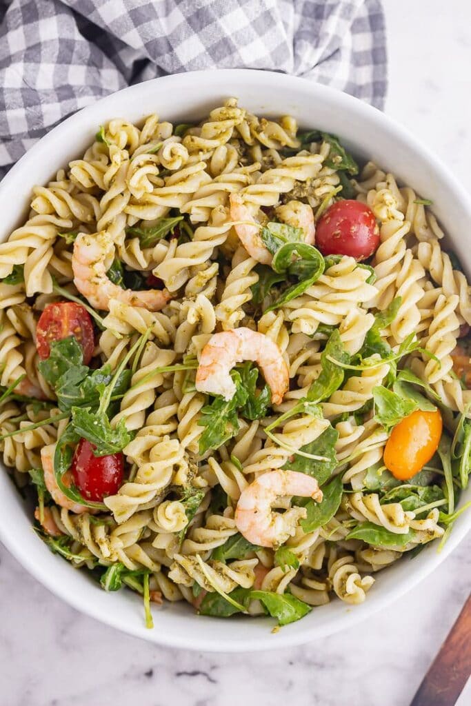 Pesto Pasta Salad with Prawns • The Cook Report