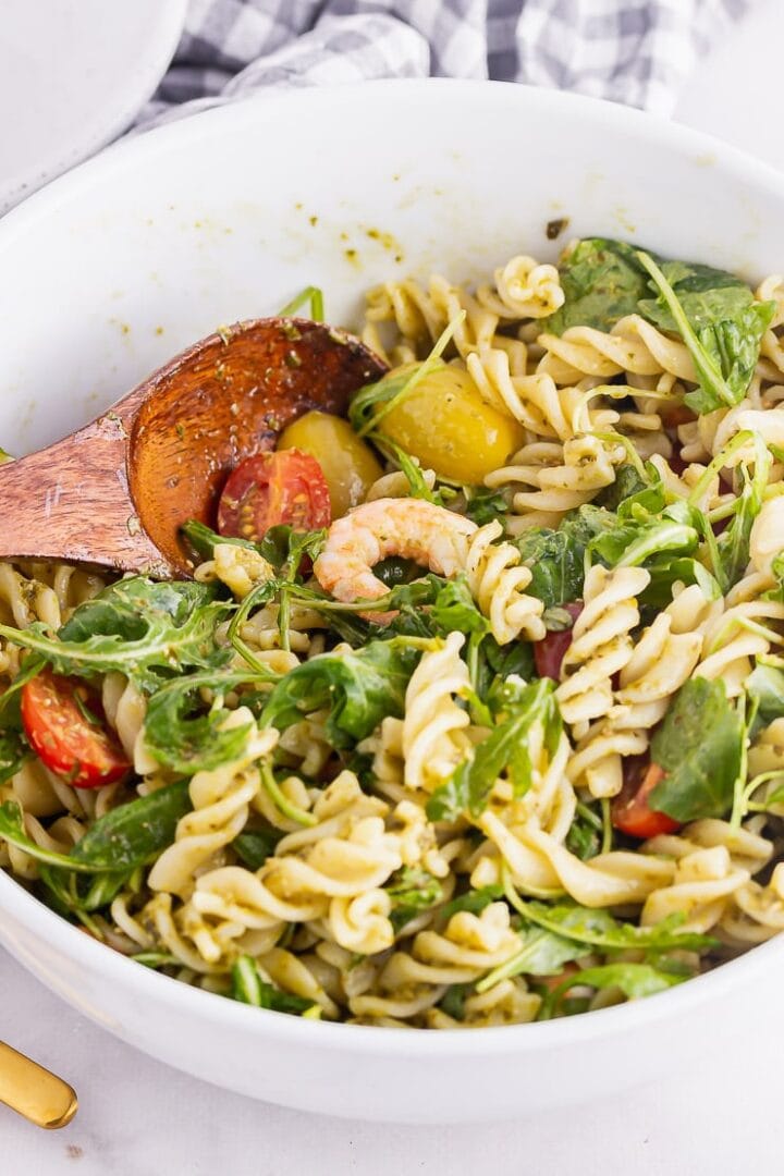 Pesto Pasta Salad with Prawns • The Cook Report