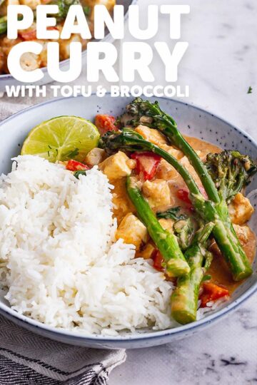 Peanut Curry with Tofu & Broccoli • The Cook Report