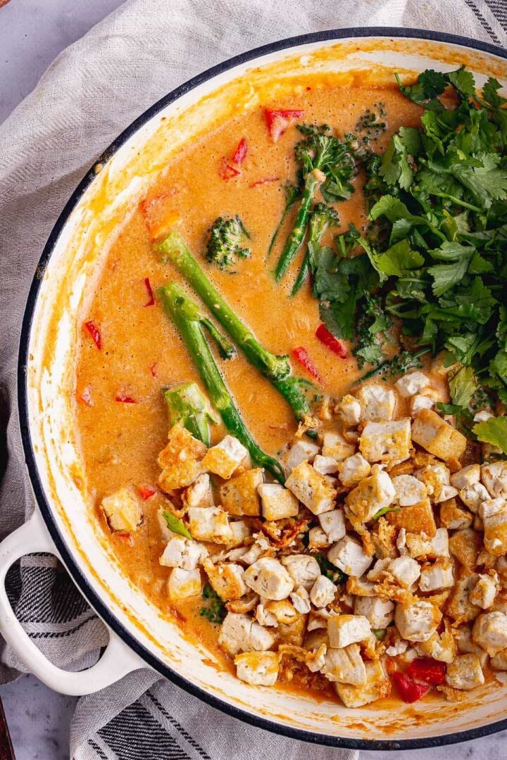 Peanut Curry with Tofu & Broccoli • The Cook Report