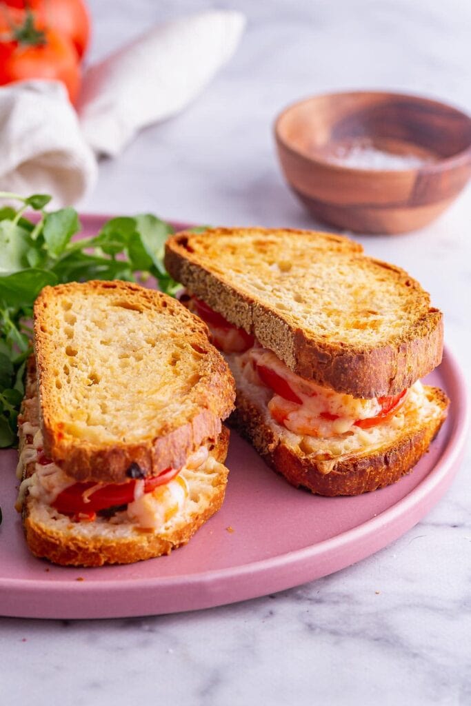 Prawn Sandwich with Melty Cheese & Tomato • The Cook Report
