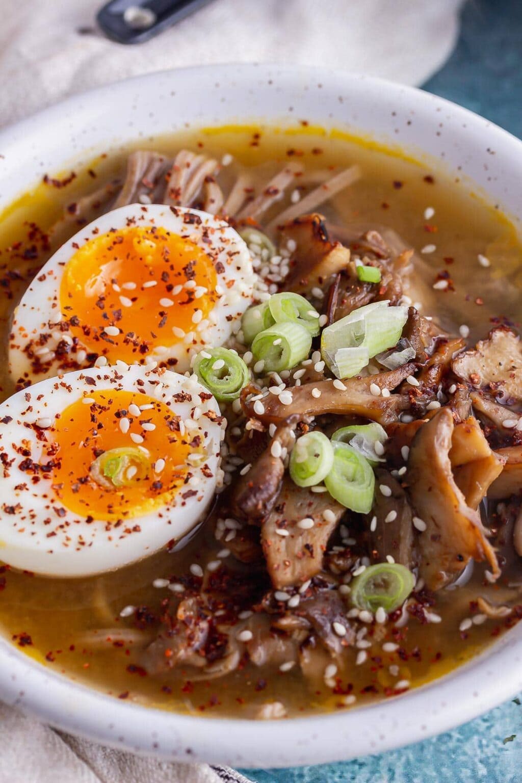 Mushroom Miso Soup with Soba Noodles • The Cook Report