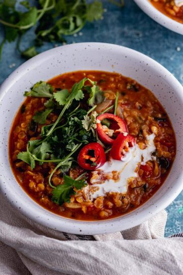 Spicy Lentil Soup with Coconut • The Cook Report