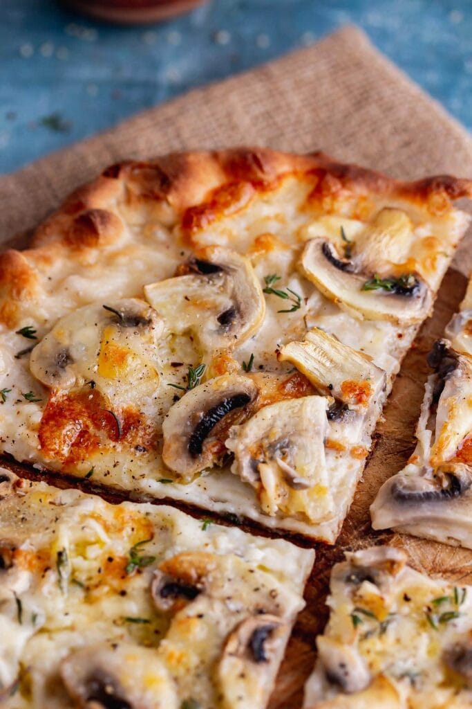 Skillet Truffle Mushroom Pizza • The Cook Report