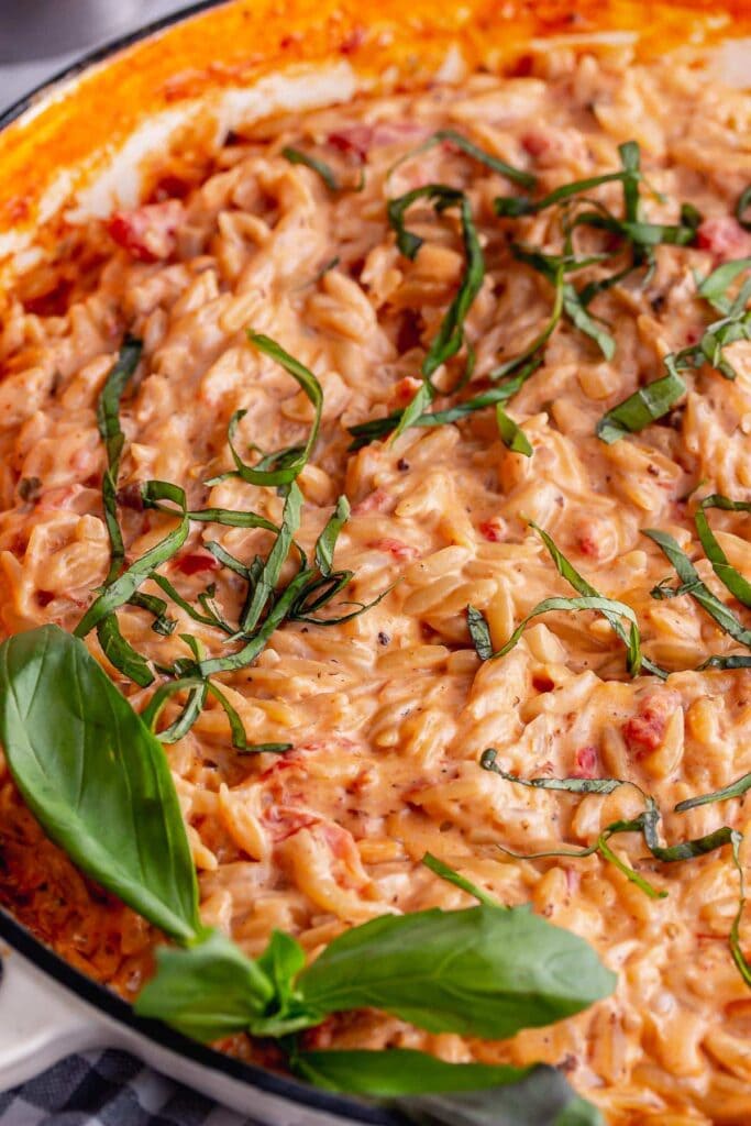 Orzo Risotto with Tomato & Mascarpone • The Cook Report