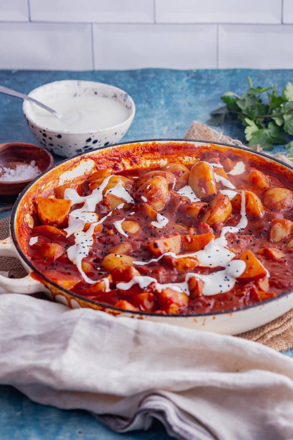 Potato Curry with Creamy Tomato Sauce • The Cook Report