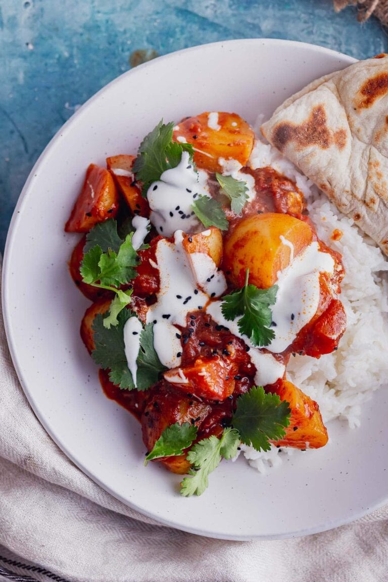 Potato Curry with Creamy Tomato Sauce • The Cook Report