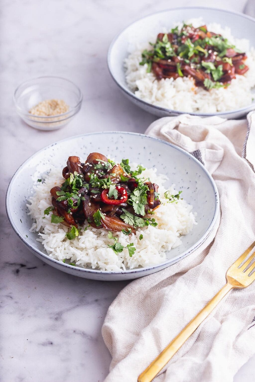 Stir Fried Aubergine with Chilli • The Cook Report