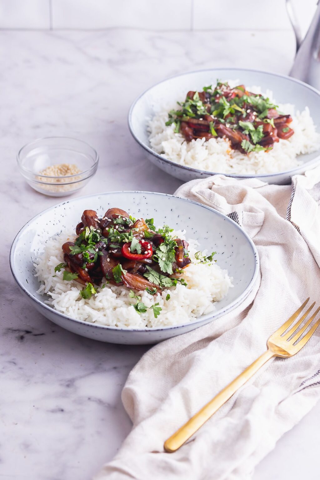 Stir Fried Aubergine with Chilli • The Cook Report