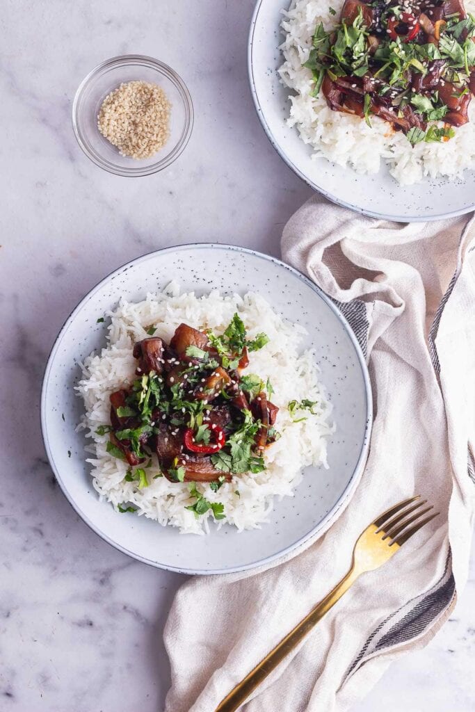 Stir Fried Aubergine with Chilli • The Cook Report