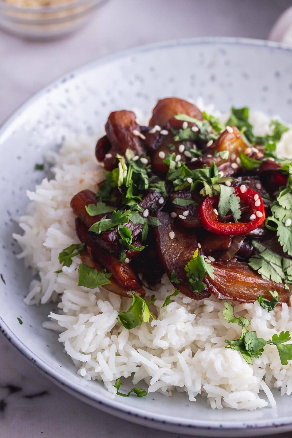Stir Fried Aubergine with Chilli • The Cook Report
