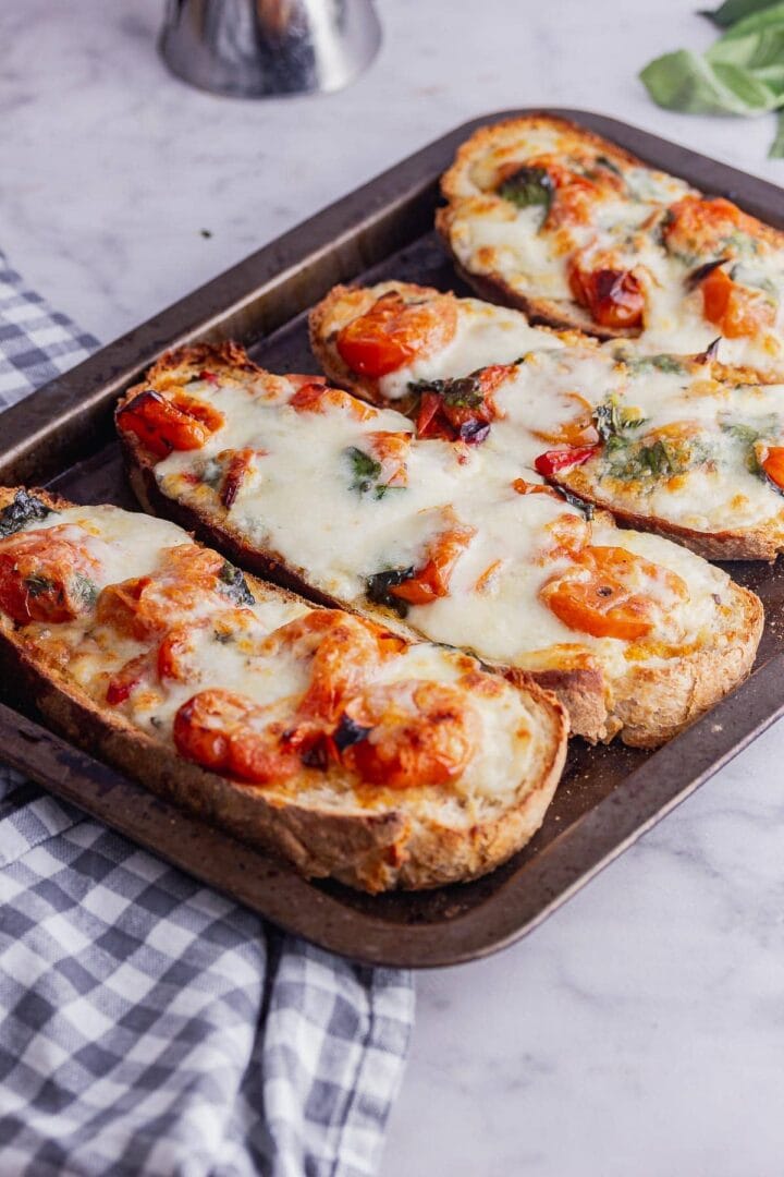 Easy and Delicious Caprese Toasts • The Cook Report