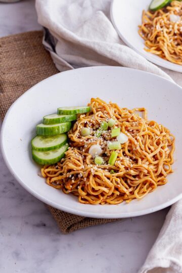 Cold Peanut Noodles with Cucumber • The Cook Report