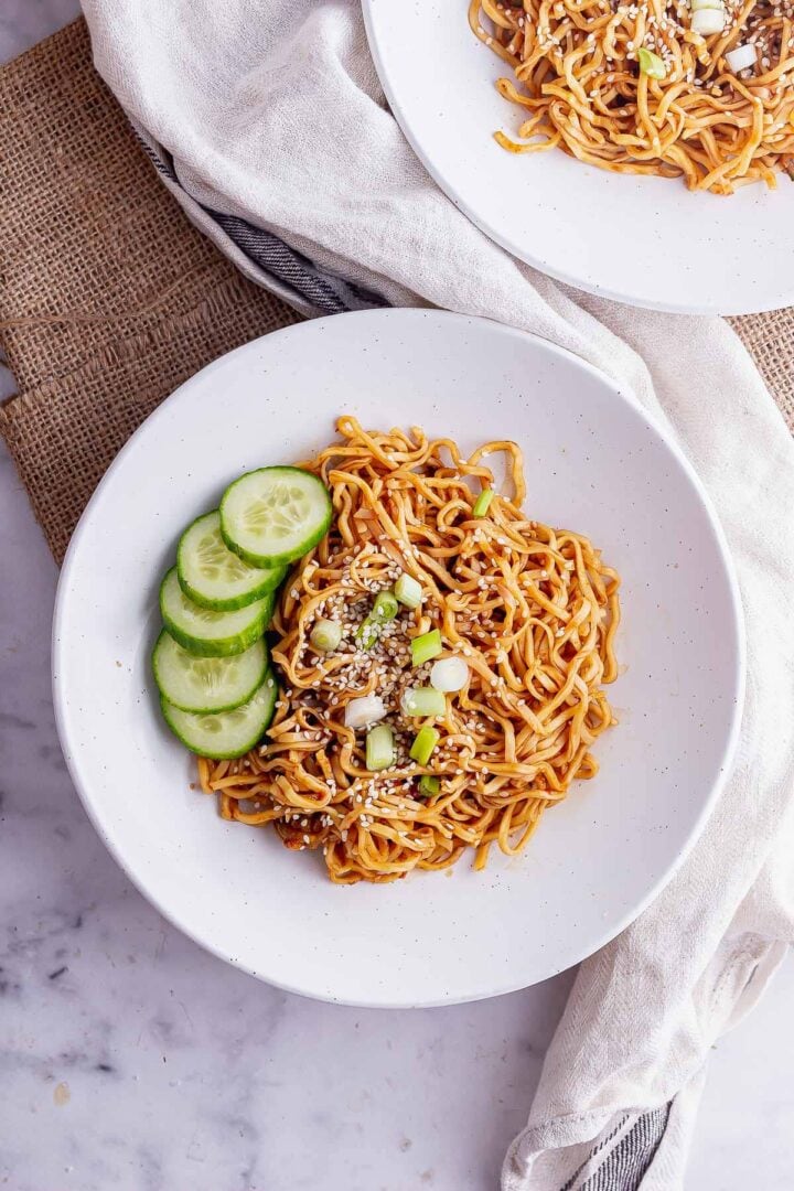 Cold Peanut Noodles with Cucumber • The Cook Report