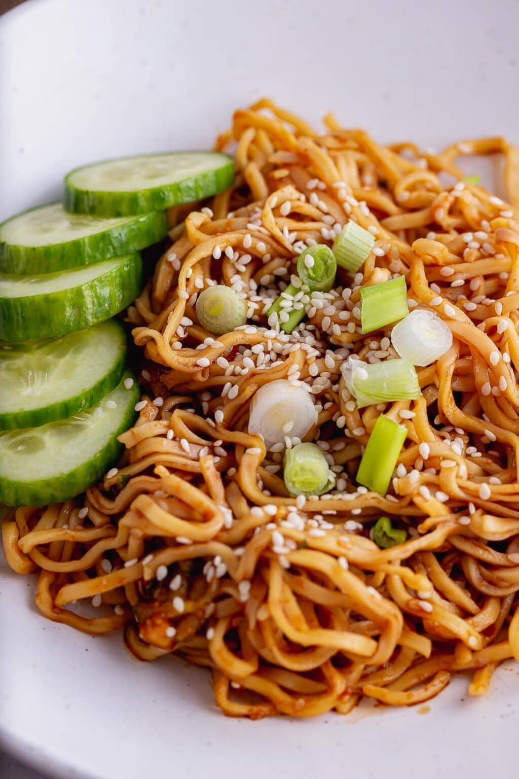 Cold Peanut Noodles with Cucumber • The Cook Report