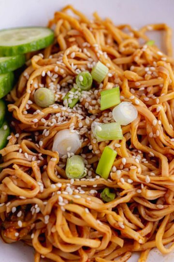 Cold Peanut Noodles with Cucumber • The Cook Report