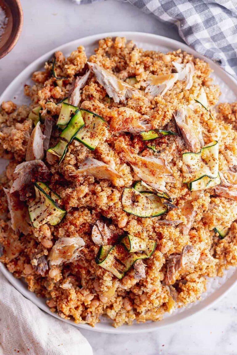 Smoked Mackerel Salad with Quinoa • The Cook Report