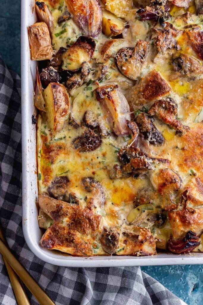 Potato & Mushroom Egg Bake • The Cook Report