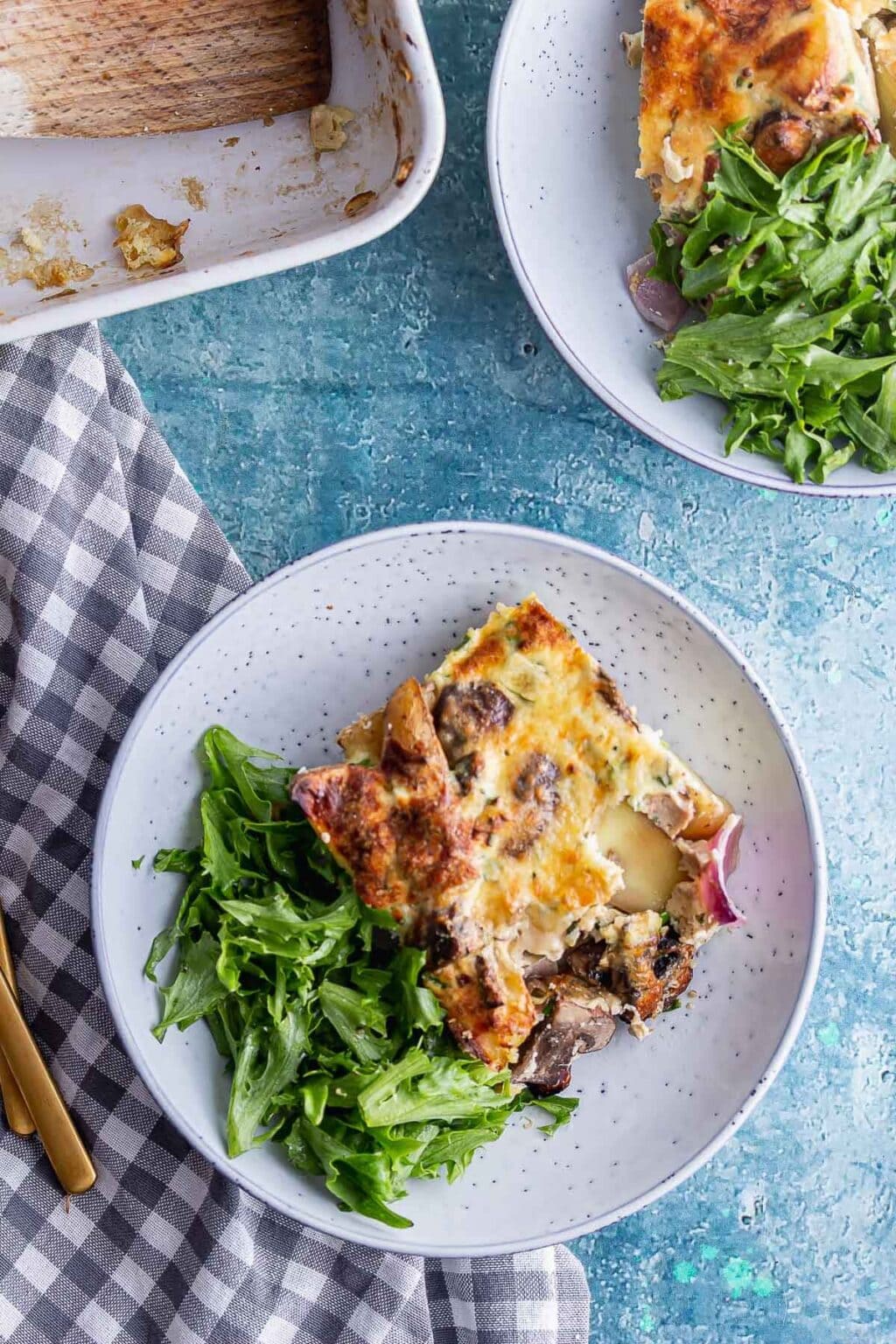 Potato & Mushroom Egg Bake • The Cook Report