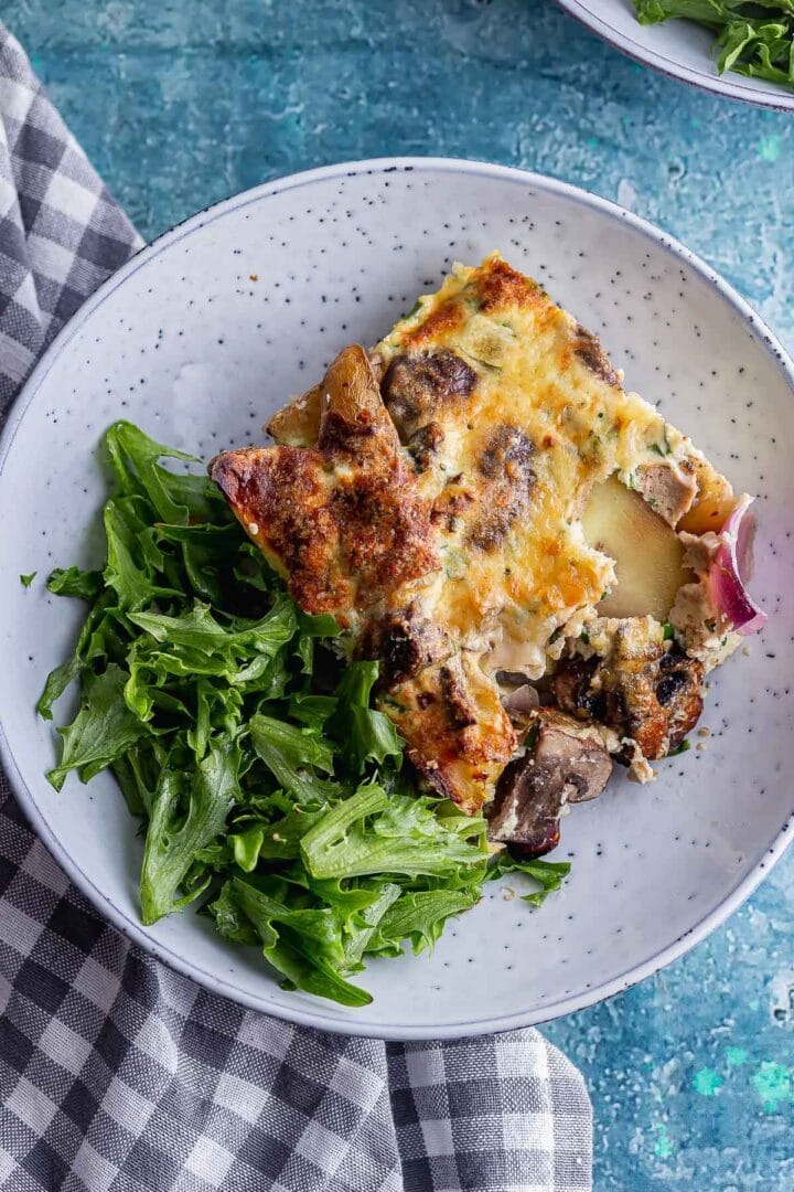 Potato & Mushroom Egg Bake • The Cook Report