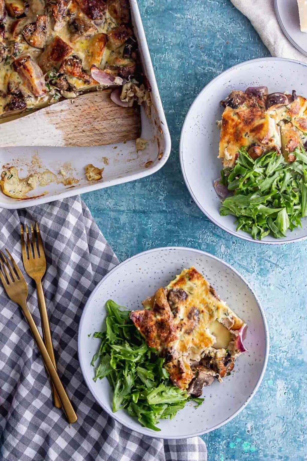Potato & Mushroom Egg Bake • The Cook Report