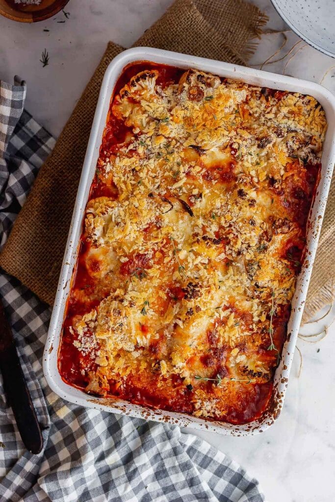 Cauliflower Bake with Tomato & Mozzarella • The Cook Report