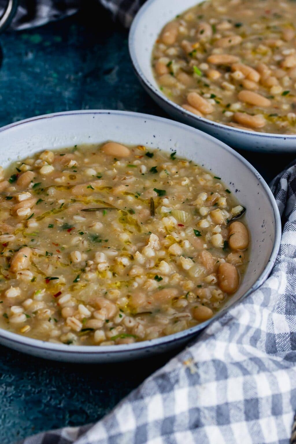 Pressure Cooker Bean & Pearl Barley Soup • The Cook Report