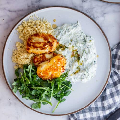 Honey Glazed Halloumi with Chilli & Tzatziki • The Cook Report