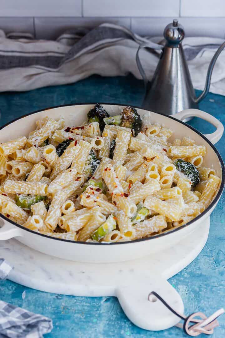 Lemon Ricotta Pasta with Broccoli & Roasted Garlic • The Cook Report