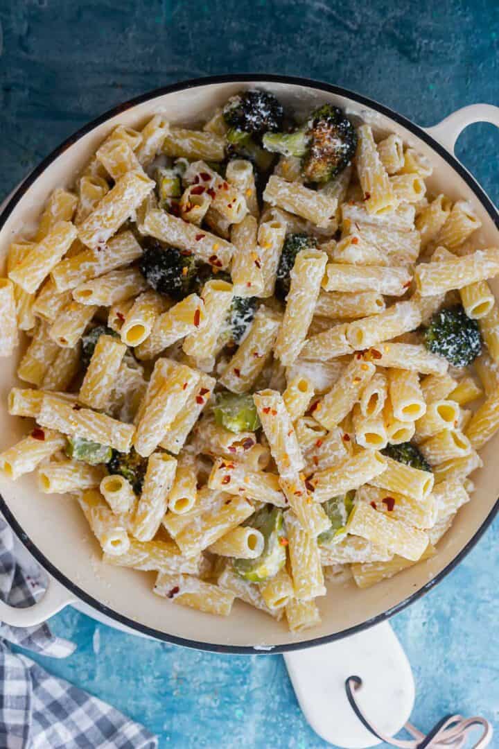 Lemon Ricotta Pasta with Broccoli & Roasted Garlic • The Cook Report