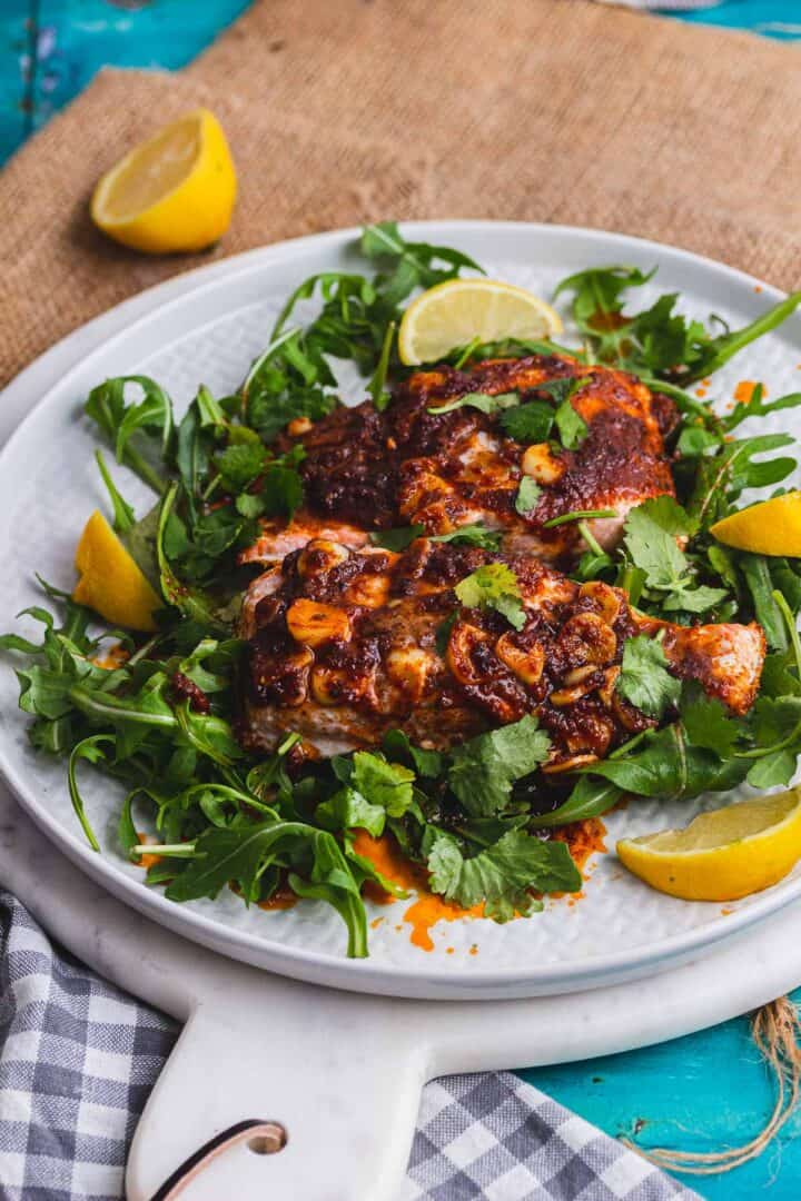 Oven Baked Salmon with Spicy Butter • The Cook Report