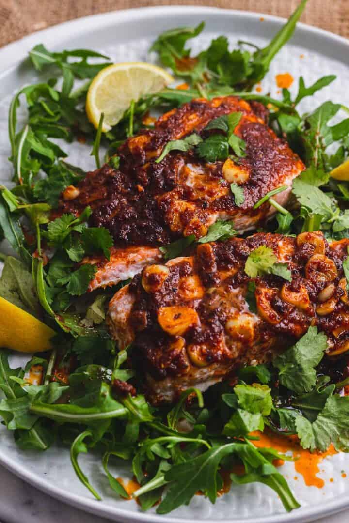 Oven Baked Salmon with Spicy Butter • The Cook Report