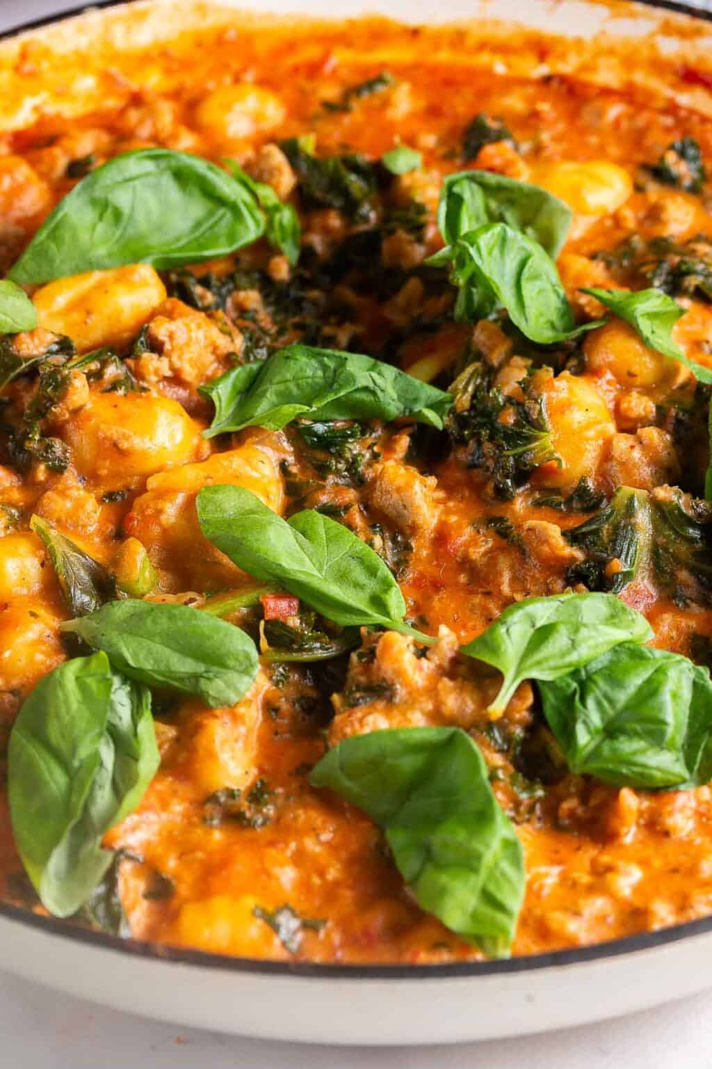 Sausage Gnocchi with Creamy Tomato Sauce • The Cook Report