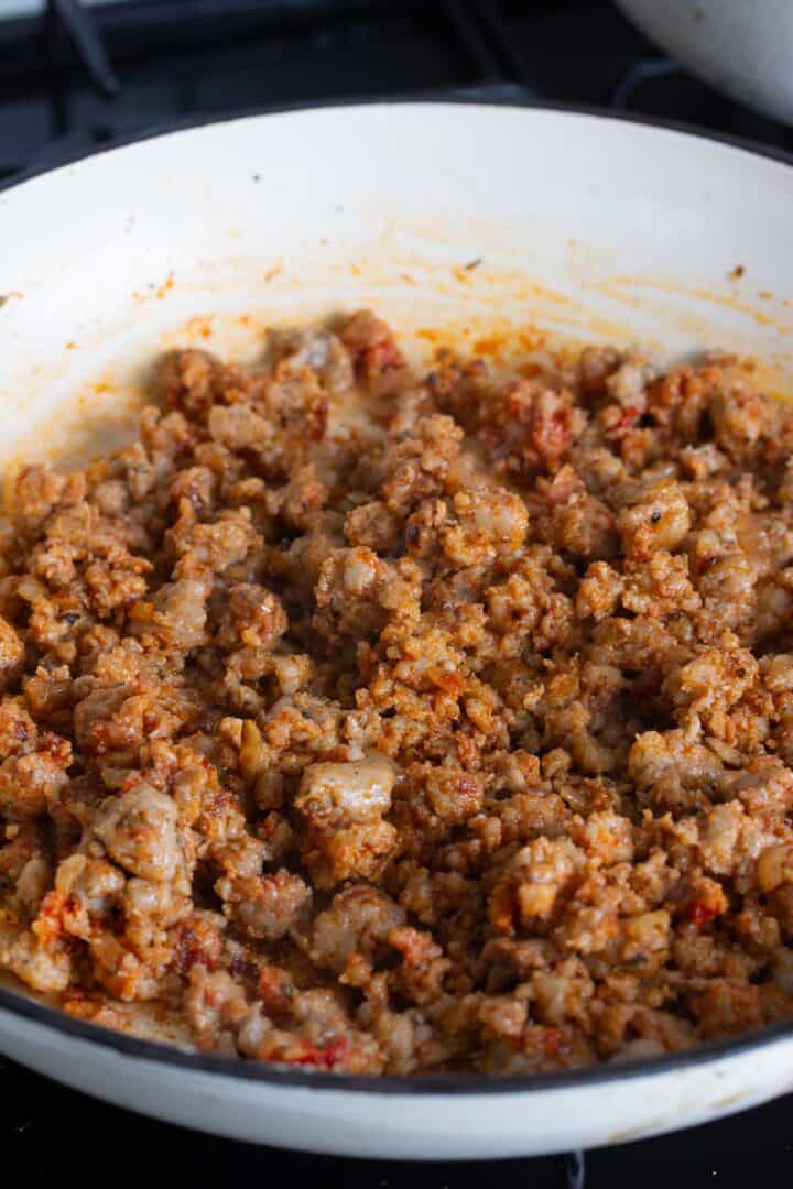 Sausage Gnocchi with Creamy Tomato Sauce • The Cook Report